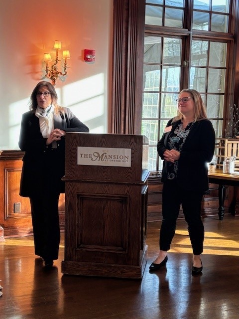 Representatives from sponsor Farrell Fritz