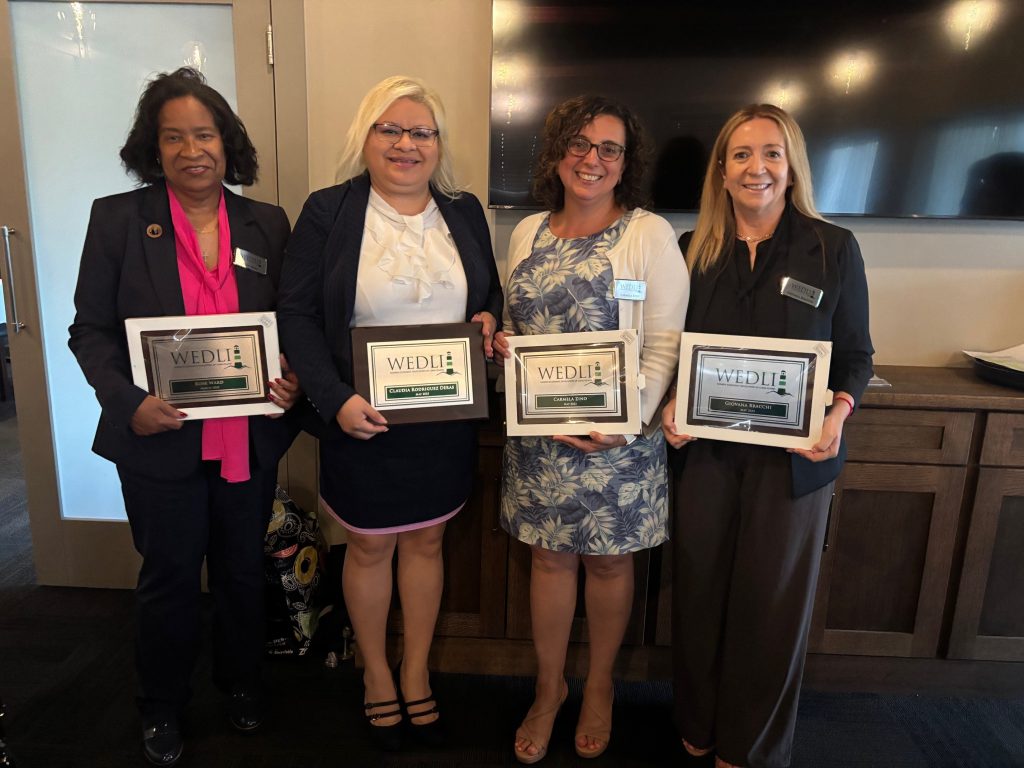 New Members Rose Ward, Claudia Rodriguez Deras, Carmela Zino, and Giovana Bracchi