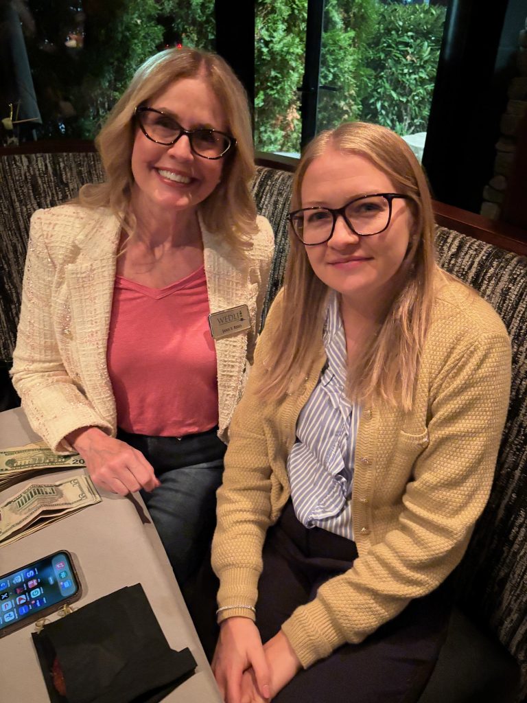 WEDLI board members Jane Reed and Heather Simek