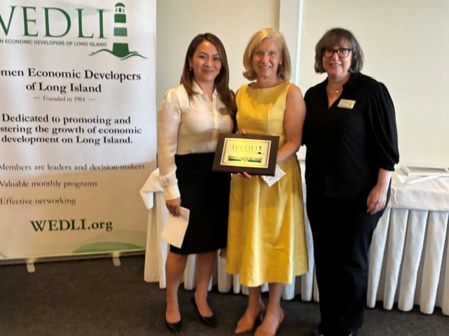 Julia Lee, Nassau County Comptroller Elaine Phillips, Jodi Bloom-Piccione