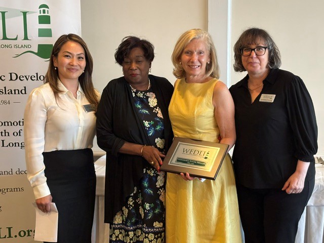 Julia Lee, Hon. Andrea Phoenix, Nassau County Comptroller Elaine Phillips, Jodi Bloom-Piccione