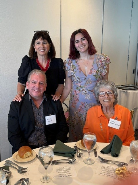 Incoming President Yolanda Robano-Gross with family members